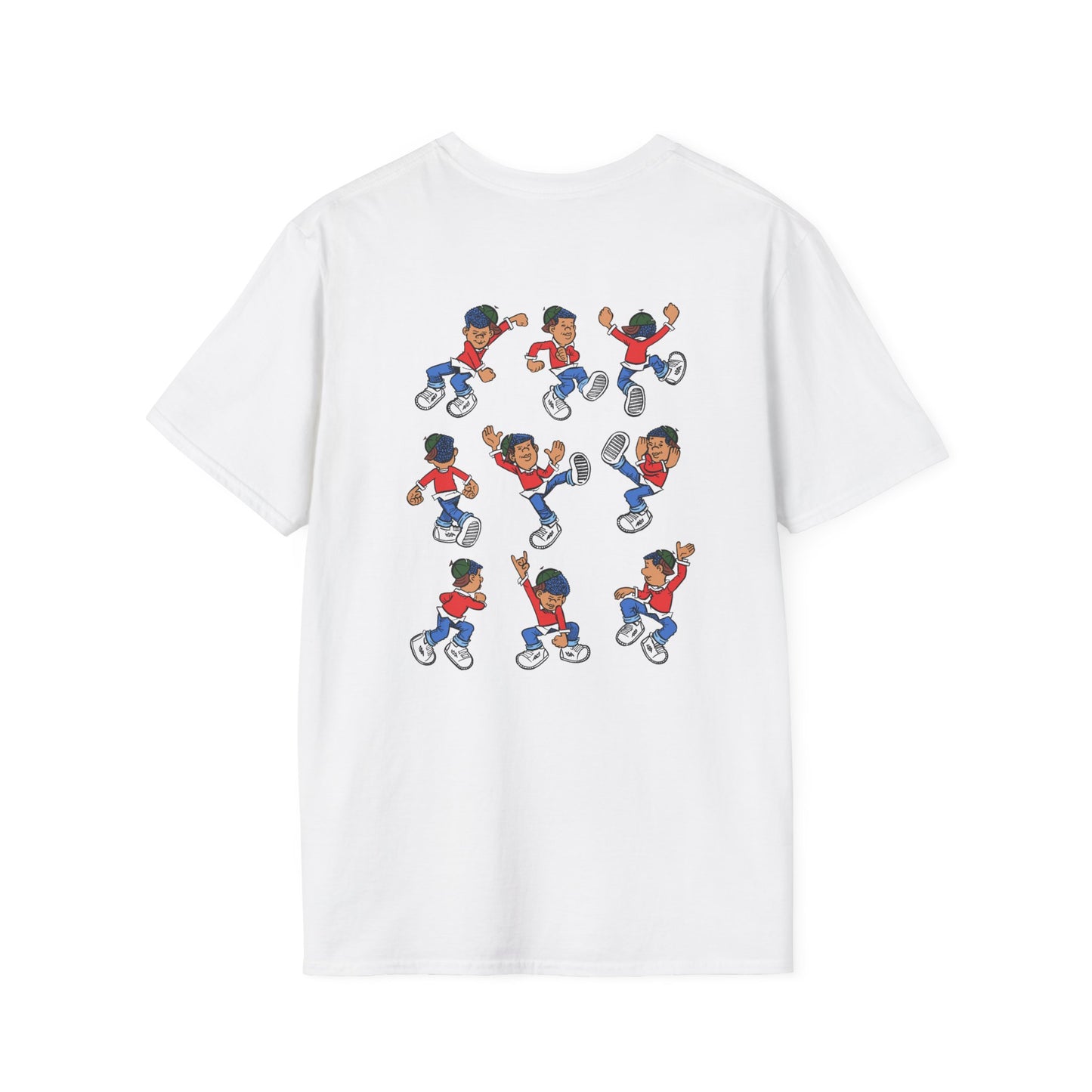 Curtis “Feel the Groove” Character Collage T-Shirt
