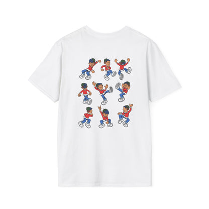 Curtis “Feel the Groove” Character Collage T-Shirt