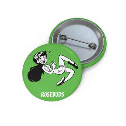 Rosebuds - Maria Green Metal Pin