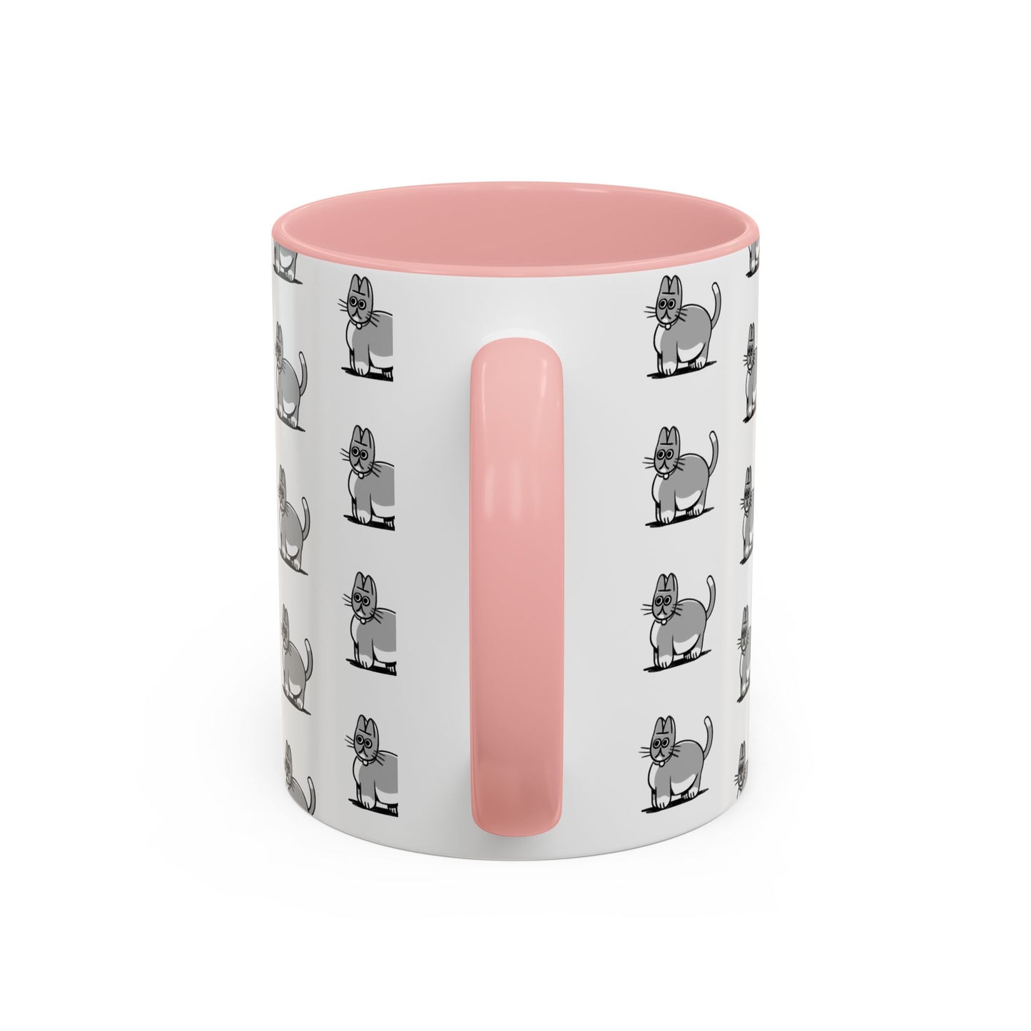 Working Cats: Taki Pink Accent Mug