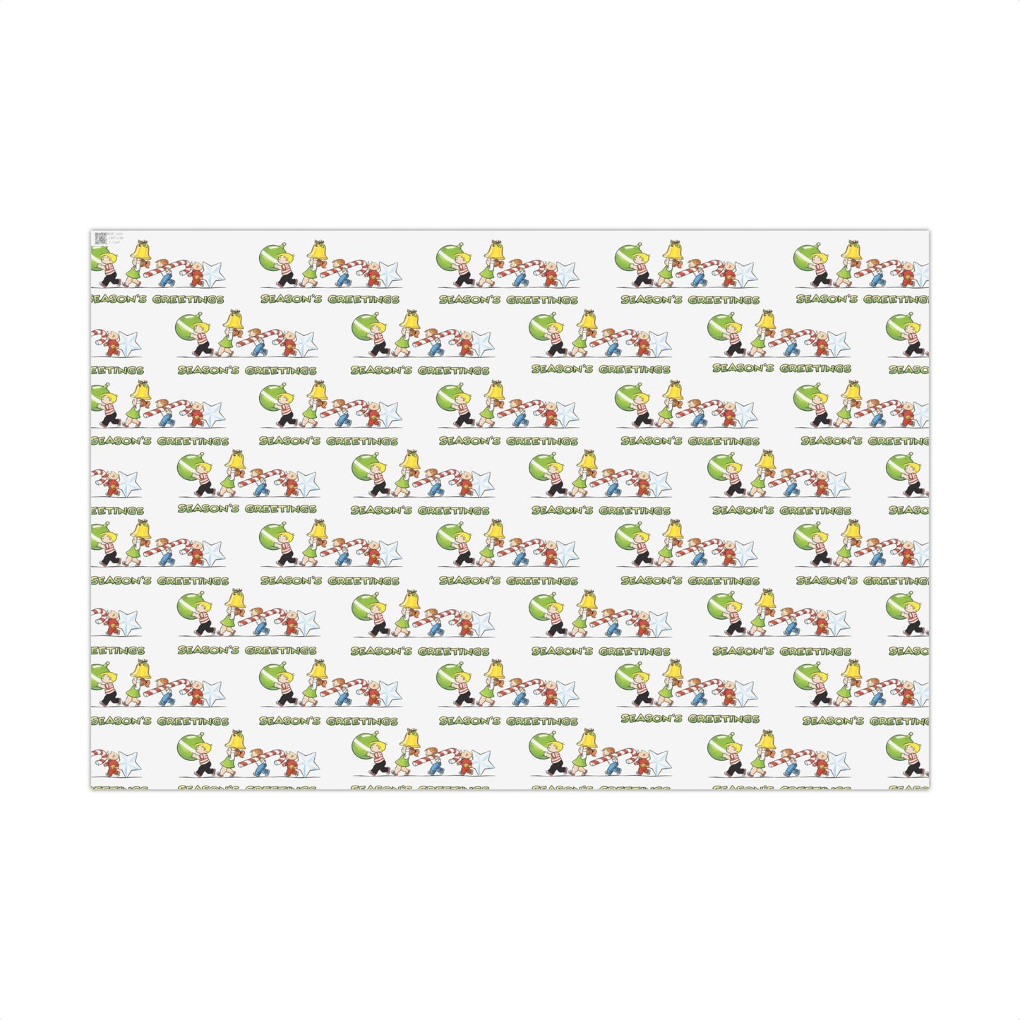 The Family Circus "Seasons Greetings" Wrapping Paper