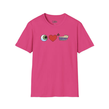 Eye Heart Pie Bizarro Crewneck Tee