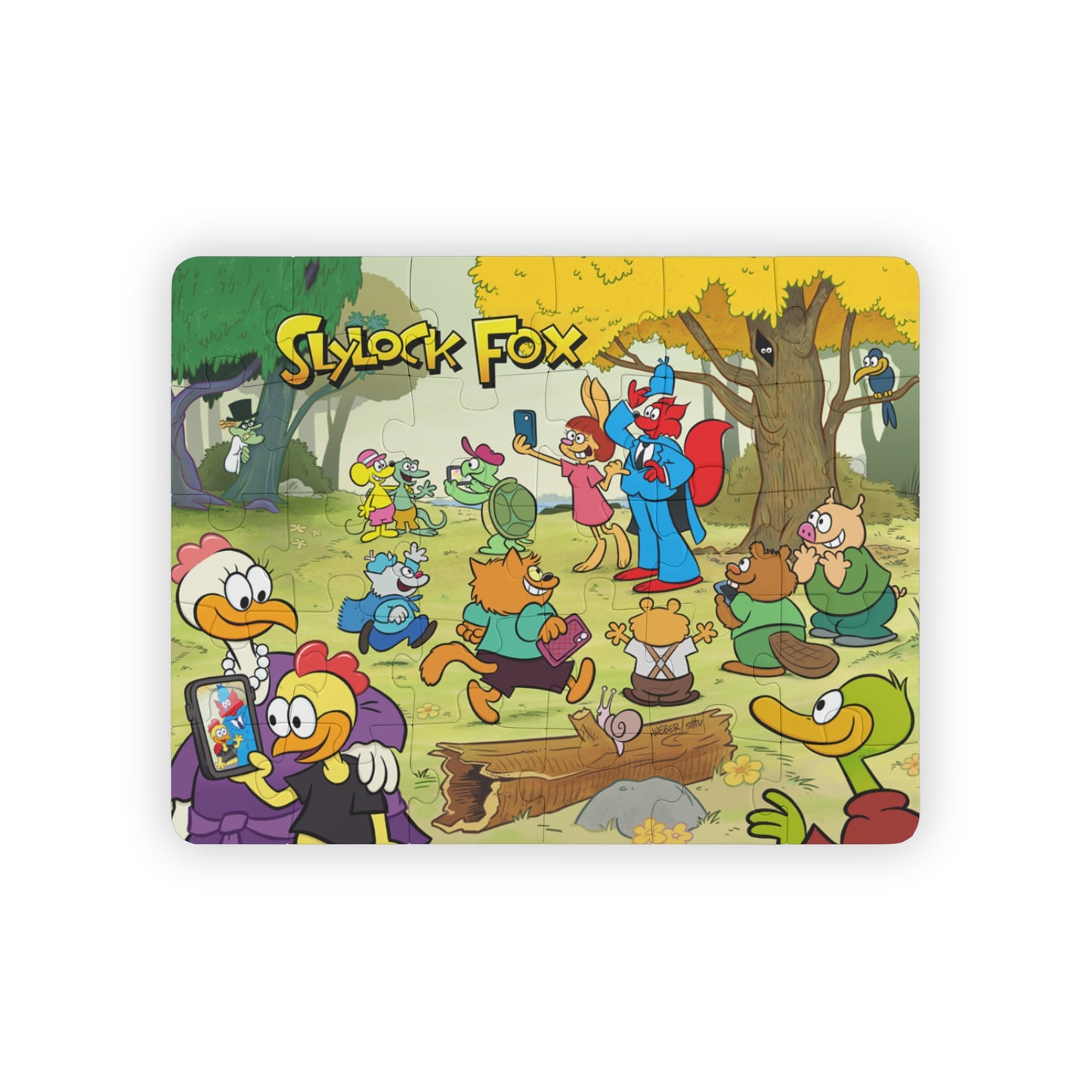 Slylock Fox 30-Piece Jigsaw Puzzle for Kids
