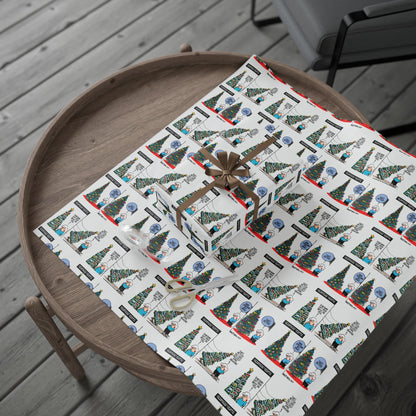 Gearhead Gertie "Tree" Wrapping Paper: A Fun and Unique Gift Wrap for Racing Fans