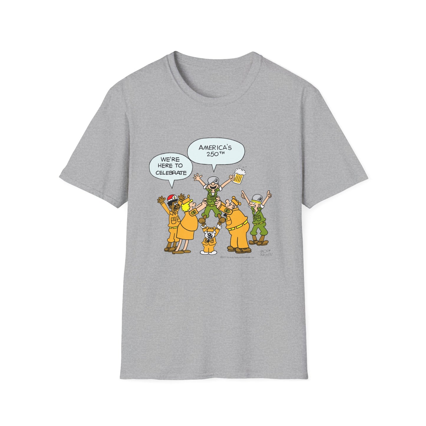 Beetle Bailey America’s 250th Celebration T-Shirt