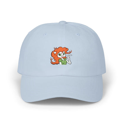 Slylock Fox:  Cassandra Cat Embroidered Dad Cap