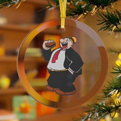 Popeye and Friends Wimpy Burger Holiday Glass Ornament: A Classic Touch of Nostalgia