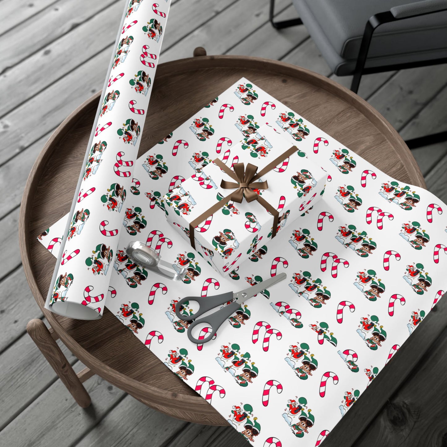 Beware of Toddler- Santa's Little Wrapper Wrapping Paper