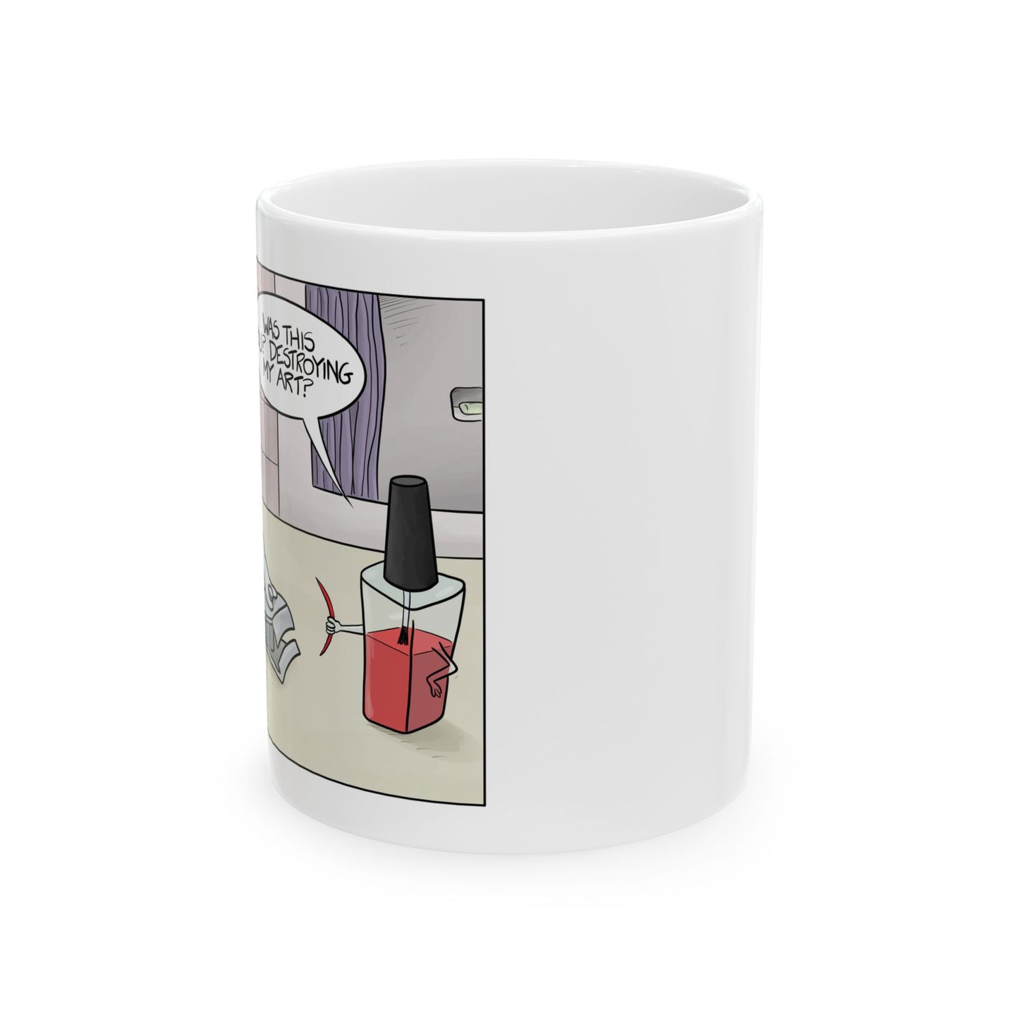 Break of Day "Nail Clippings" Ceramic Mug