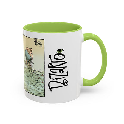 Bizarro- "Devolution" Accent Coffee Mug