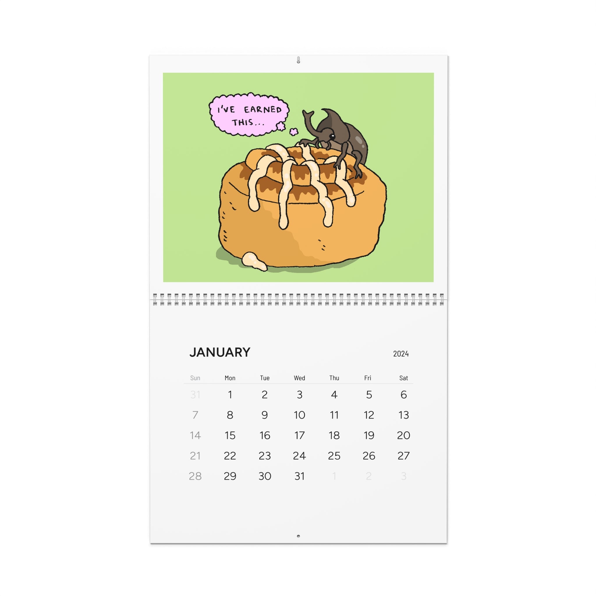 Beetle Moses Sweet New Year 2024 Wall Calendar ComicsKingdom   14073762115206339561 2048 