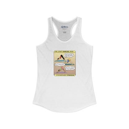 The Pajama Diaries “Synchronized Stressing” Racerback Tank