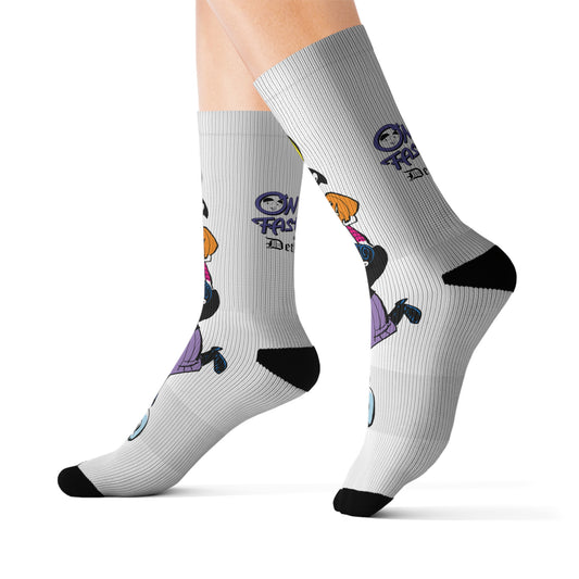On The Fastrack- "Creep It Chic" Dethany Socks