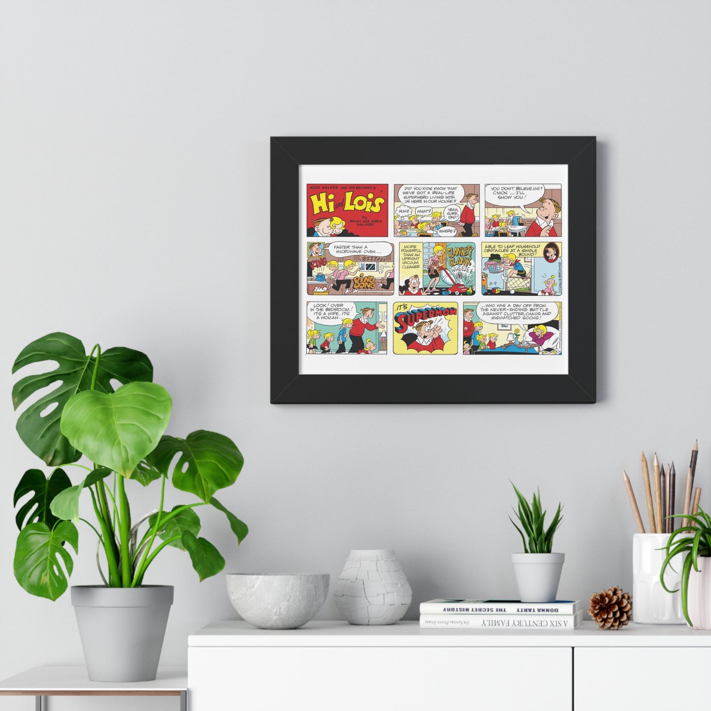 Hi and Lois "Supermom" Framed print (May 5, 1999)