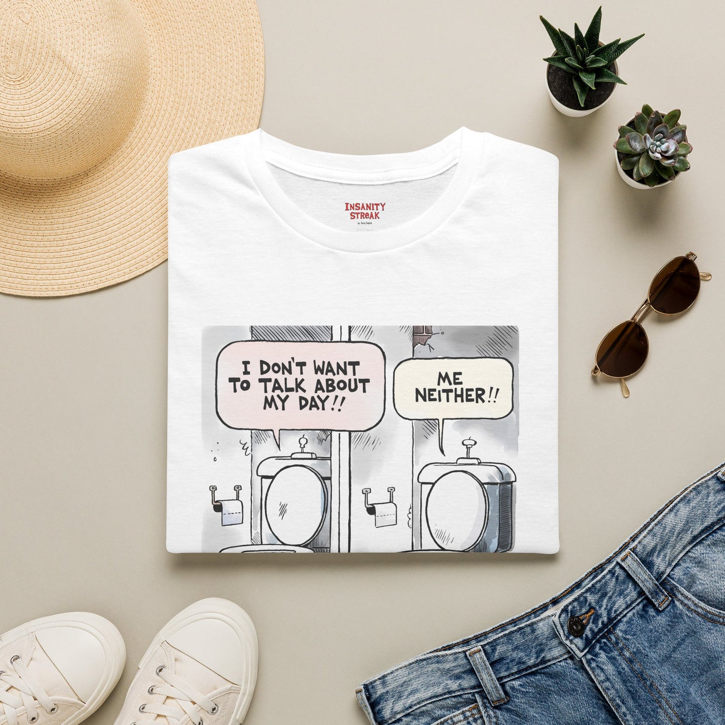 Insanity Streak “Me Neither!” Comic T-Shirt