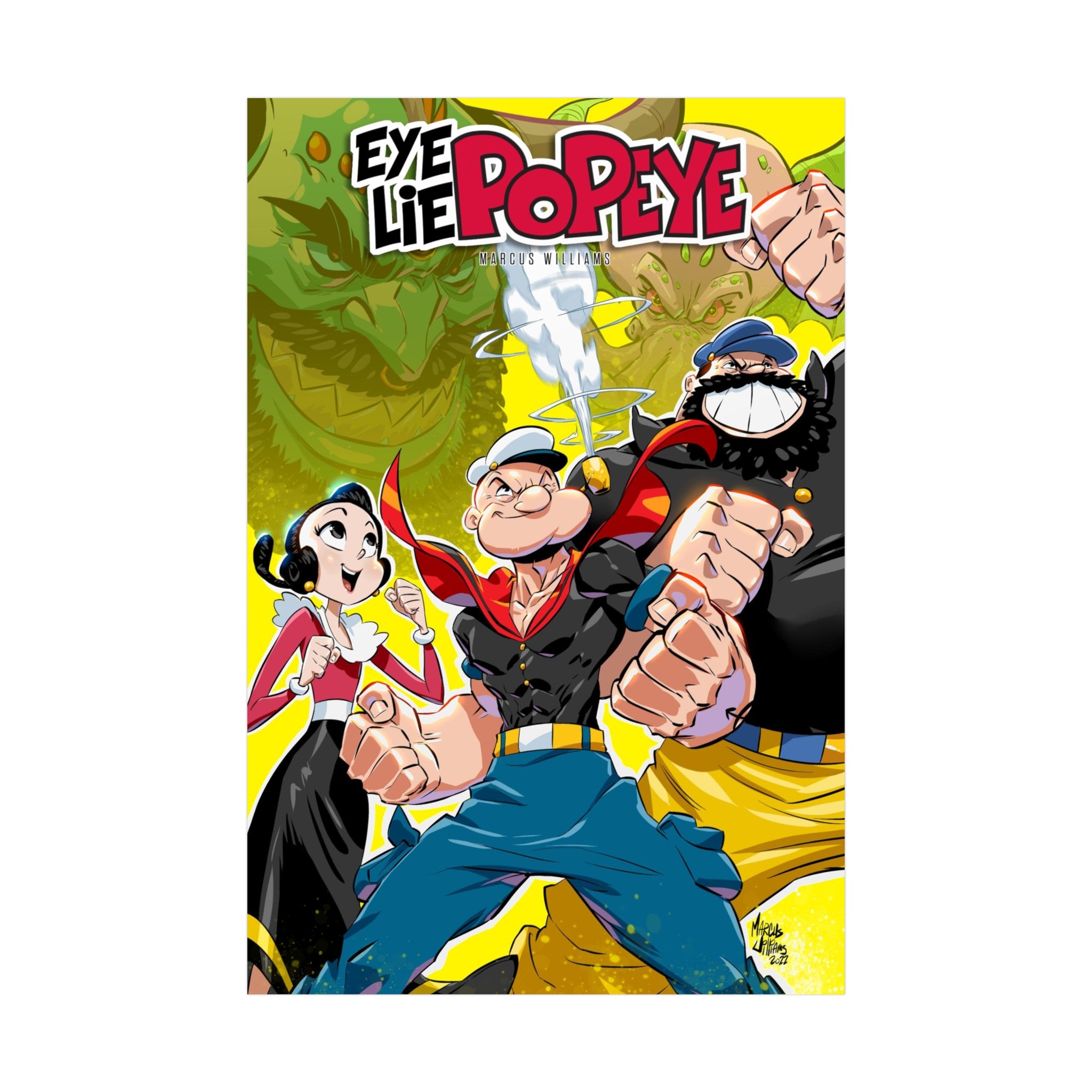 Eye Lie Popeye #1 Poster - Cover Variant 2 (24 X 36) – ComicsKingdom