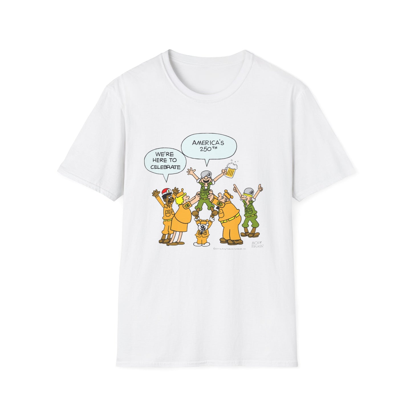 Beetle Bailey America’s 250th Celebration T-Shirt