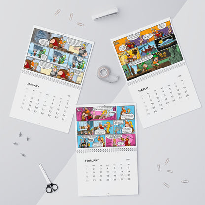 The Saga of Brann Bjornson - 2026 Wall Calendar