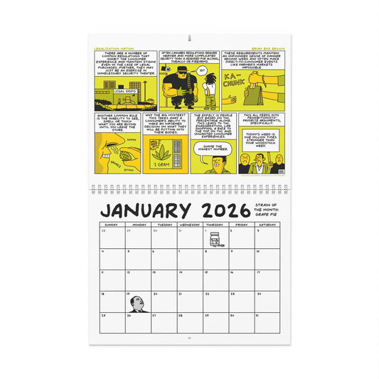 Legalization Nation 2026 Wall Calendar