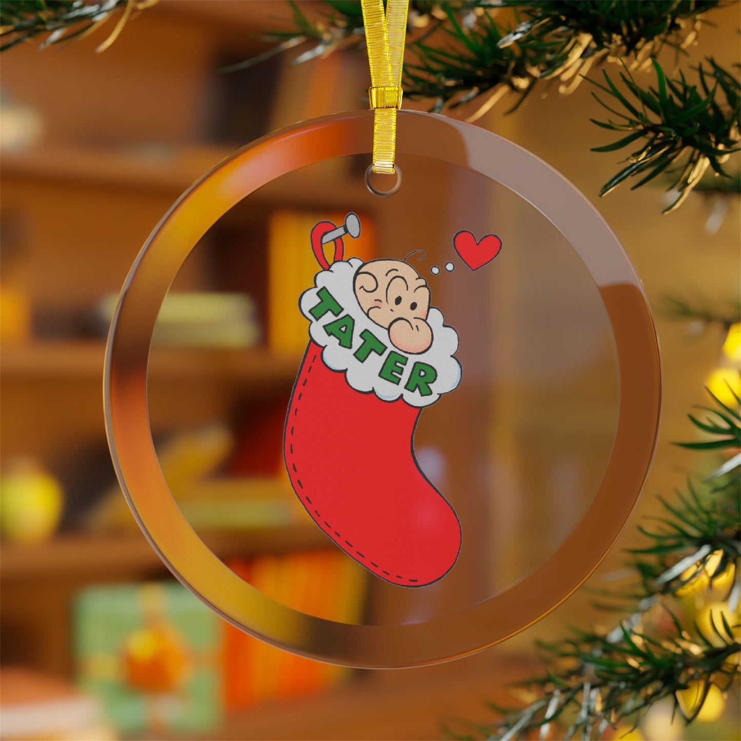 Barney Google and Snuffy Smith 2025 Tater Christmas Ornament