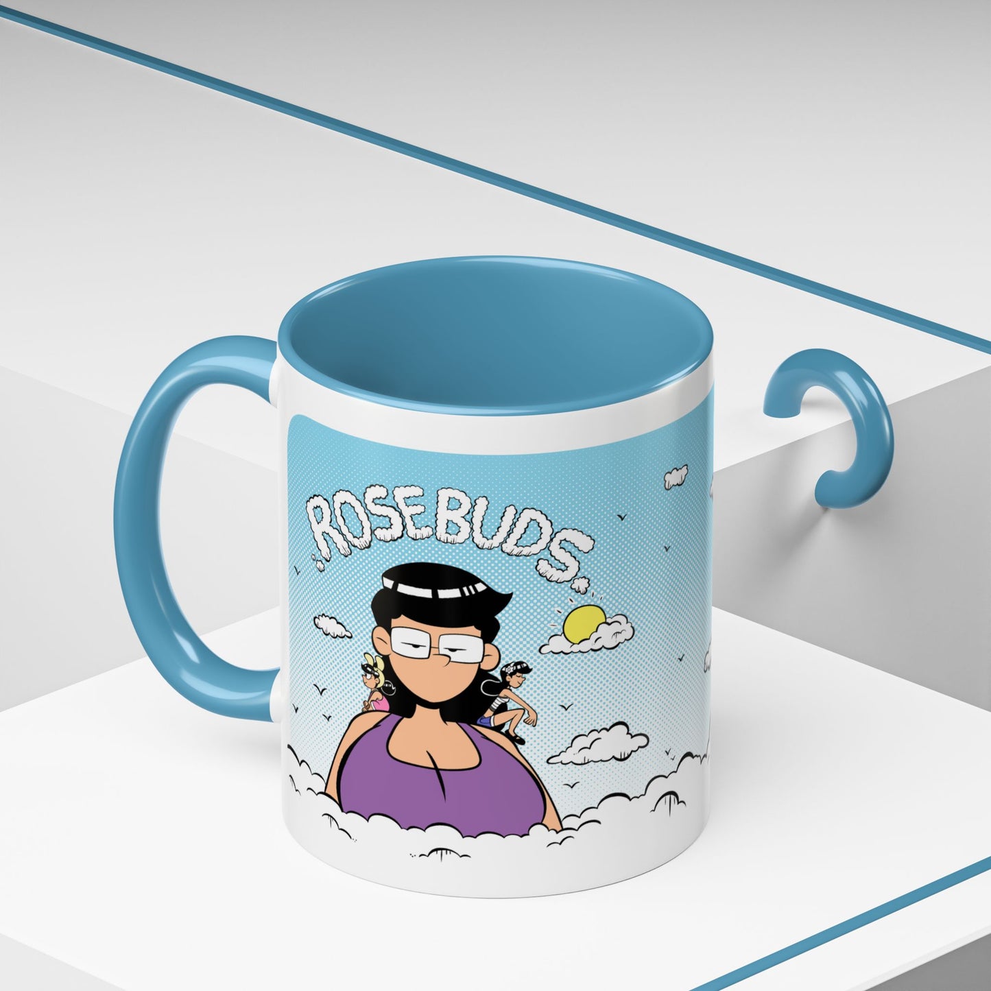 Rosebuds: Rosa in the Clouds Accent Mug