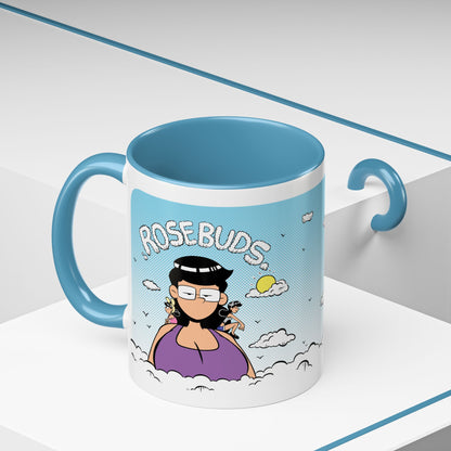 Rosebuds: Rosa in the Clouds Accent Mug