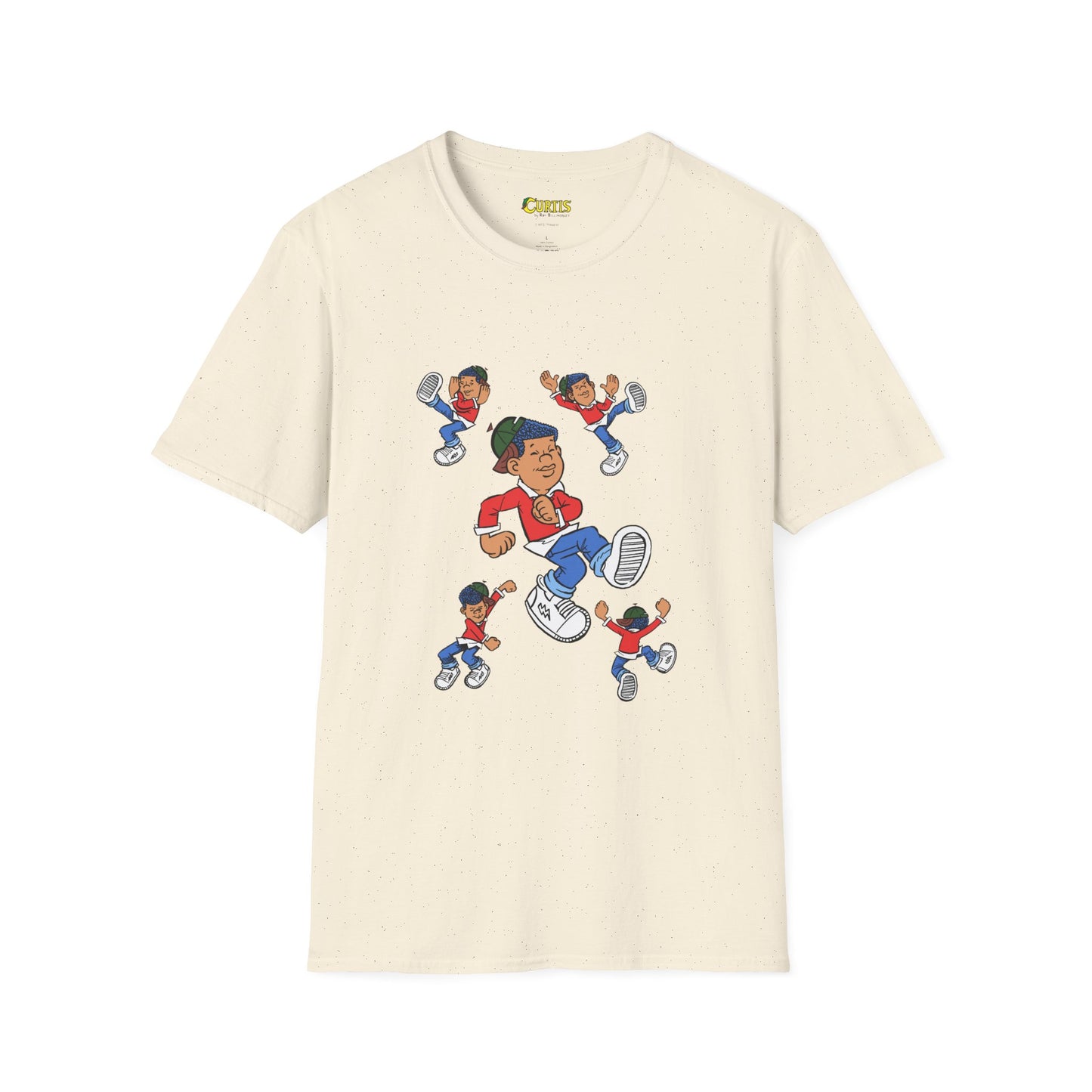 Curtis “Feel the Groove” Character Collage T-Shirt