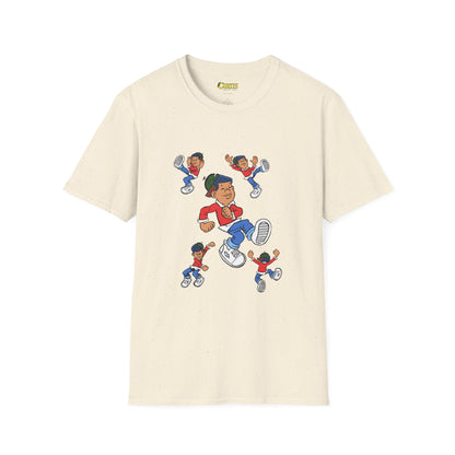 Curtis “Feel the Groove” Character Collage T-Shirt
