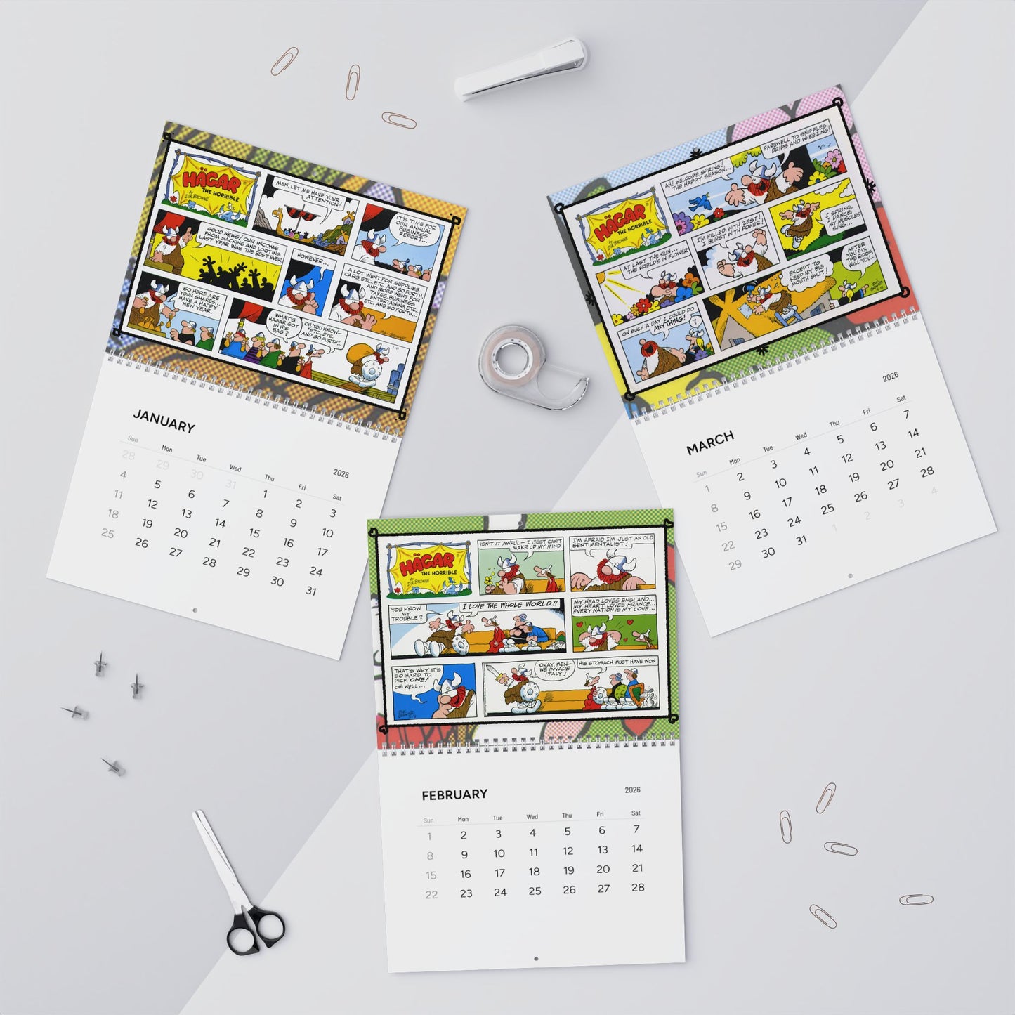Hägar the Horrible 2026 Wall Calendar