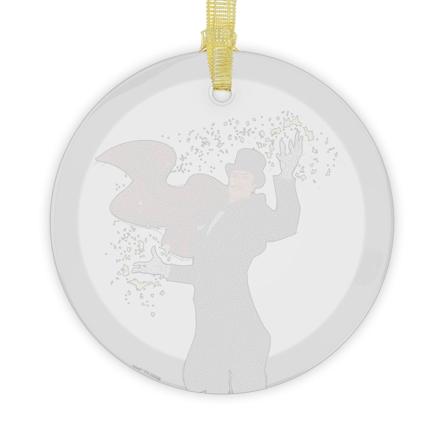 Mandrake The Magician Glass Ornament