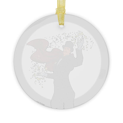 Mandrake The Magician Glass Ornament