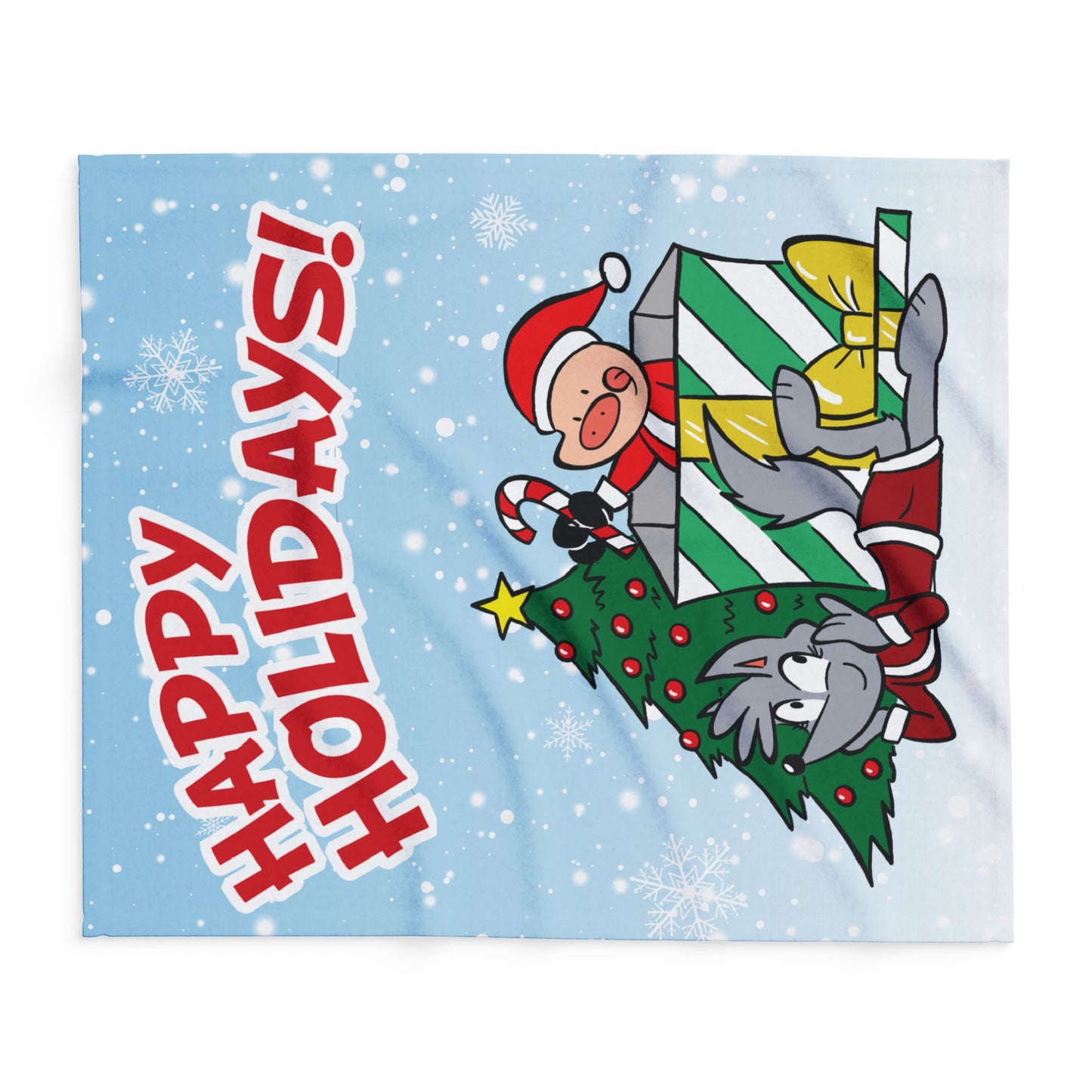 Suburban Fairytales "Snow Much Love" Arctic Fleece Blanket