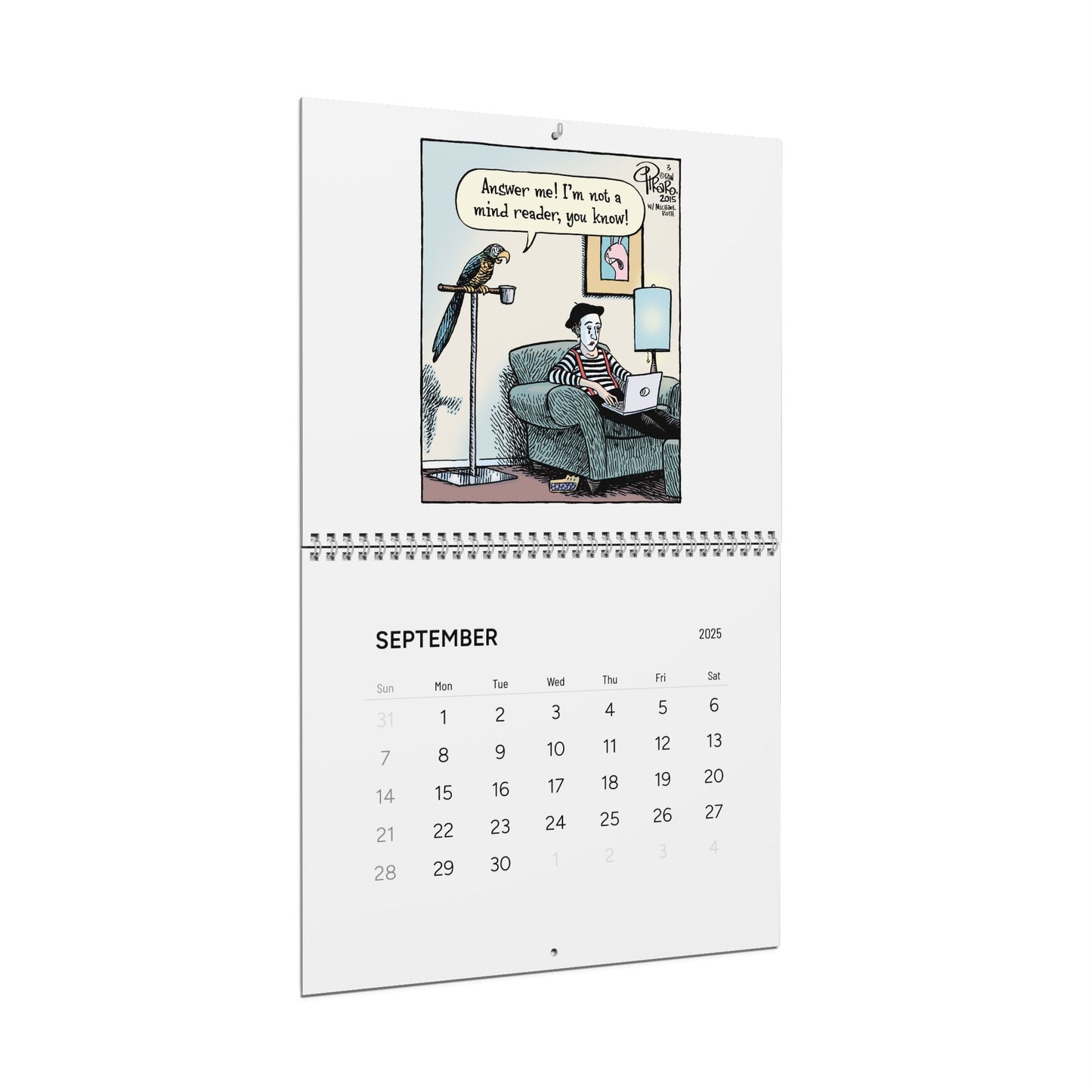 Bizarro Wall Calendar for 2025: Animal Instincts