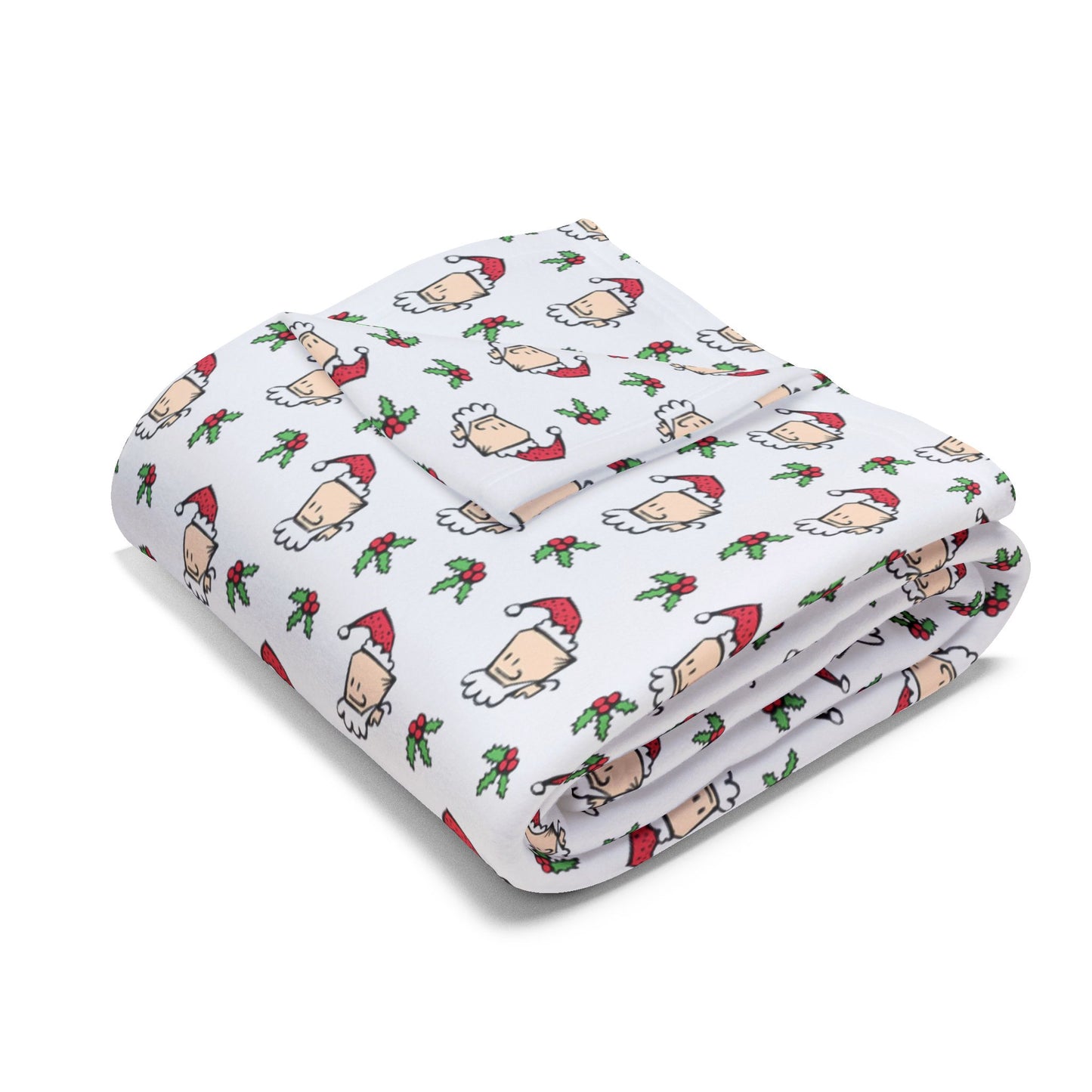 Daddy Daze "Sleepy Santa Snuggles"- Arctic Fleece Blanket