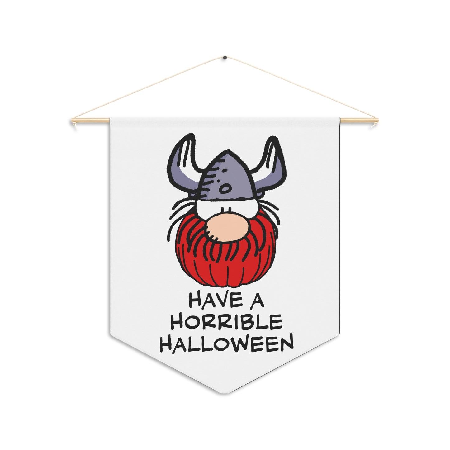 Hagar the Horrible- "Horrible Halloween" Wall Pennant