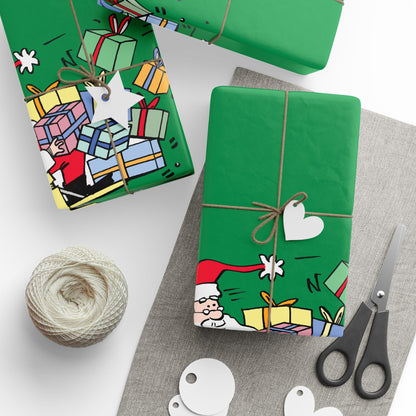 Gearhead Gertie 'Who Needs Reindeer?' Gift Wrap