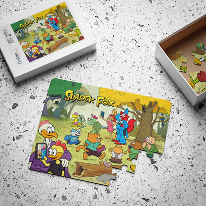 Slylock Fox 30-Piece Jigsaw Puzzle for Kids