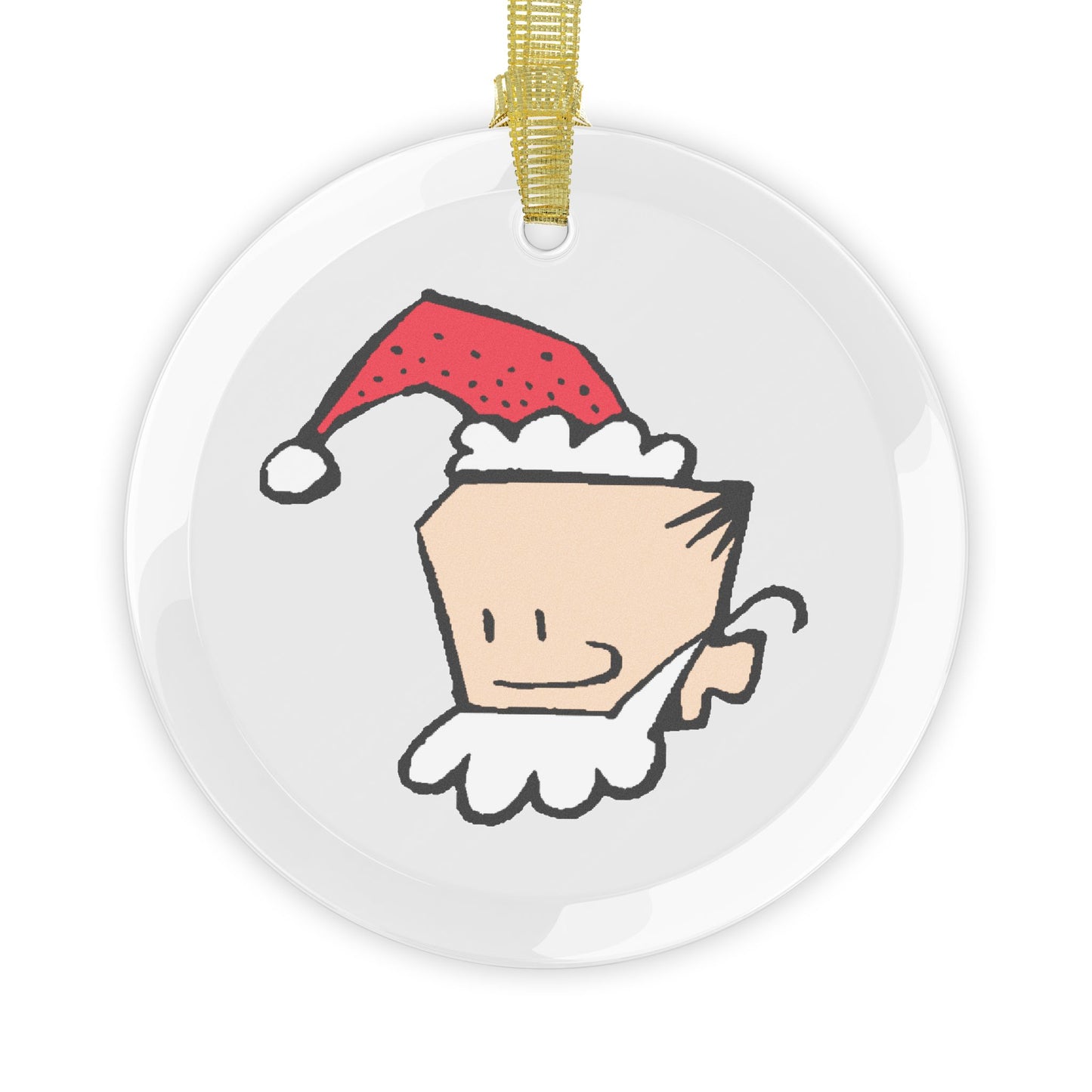 Daddy Daze "Jolly Daze" Glass Ornament