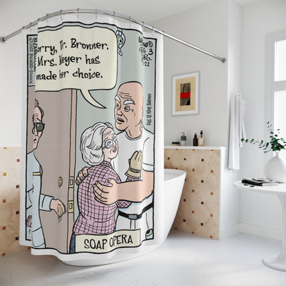 Bizarro Dr. Bronner Shower Curtain