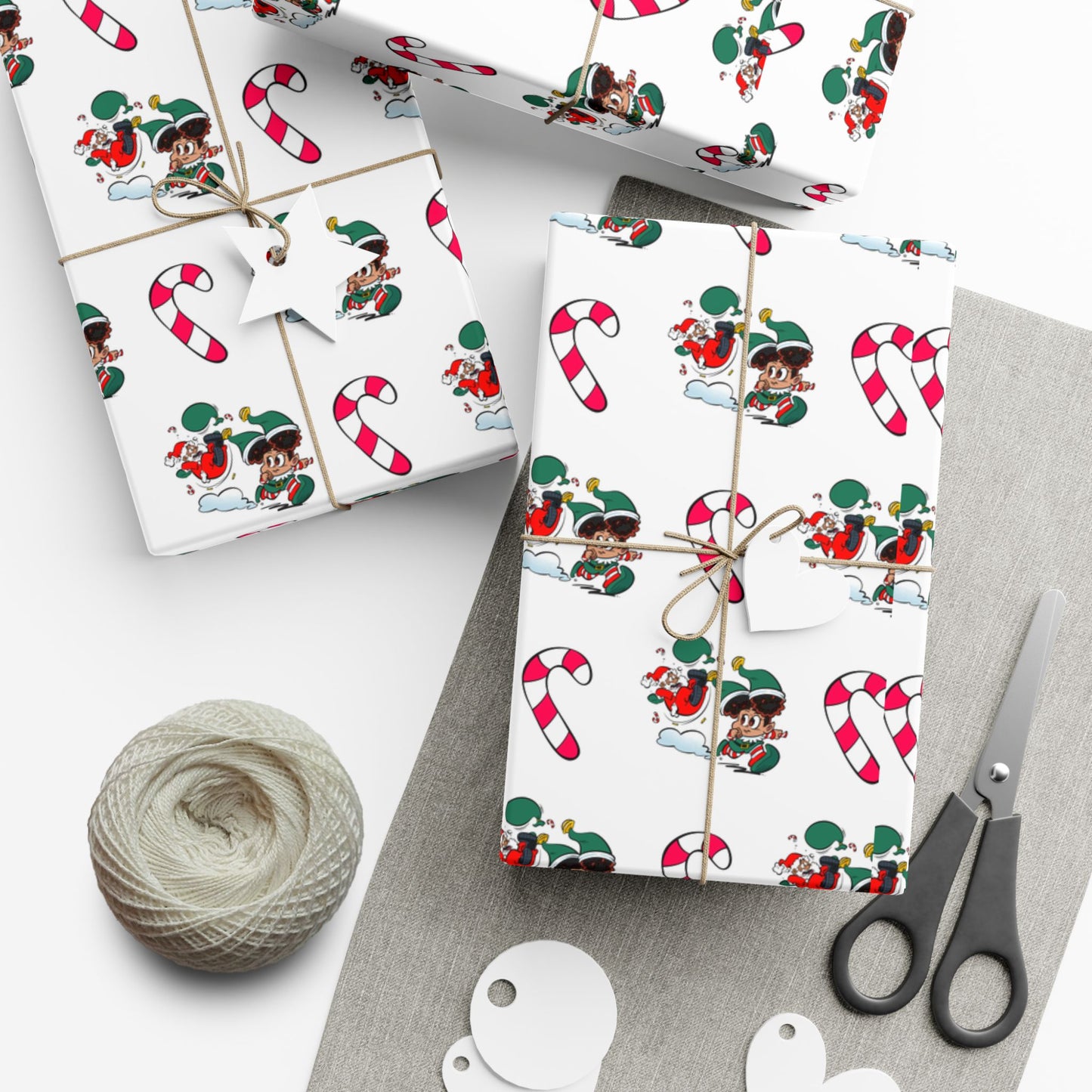 Beware of Toddler- Santa's Little Wrapper Wrapping Paper