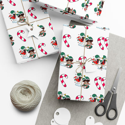 Beware of Toddler- Santa's Little Wrapper Wrapping Paper