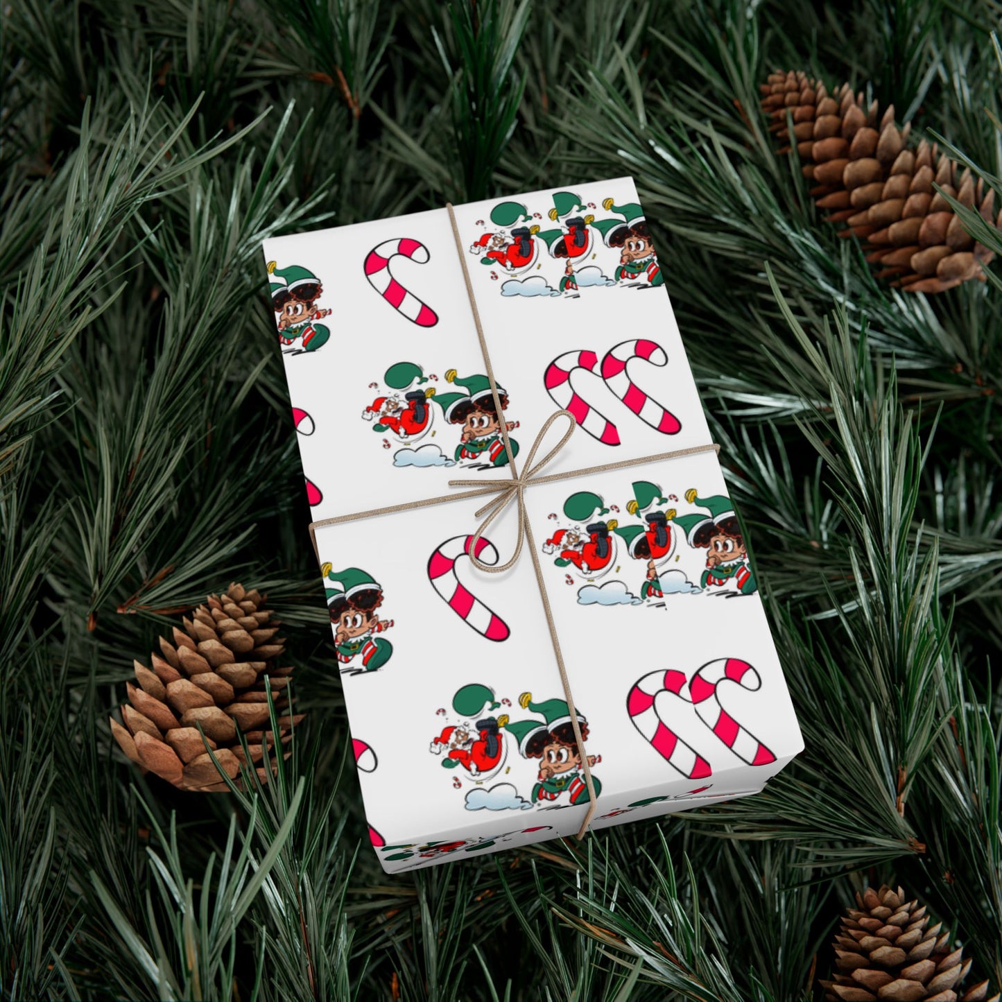 Beware of Toddler- Santa's Little Wrapper Wrapping Paper