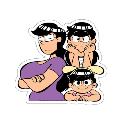 Rosebuds “Sisterly Love” Die-Cut Sticker