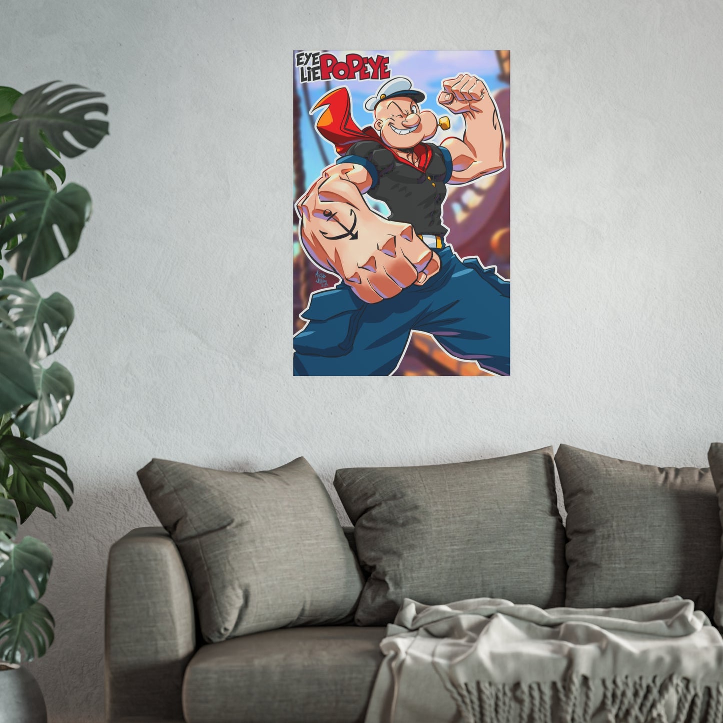 Eye Lie Popeye Poster - Popeye (24 x 36)