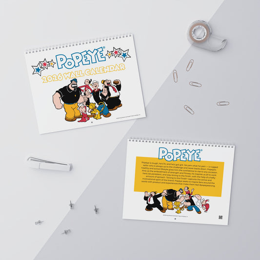 Popeye & Friends 2026 Wall Calendar