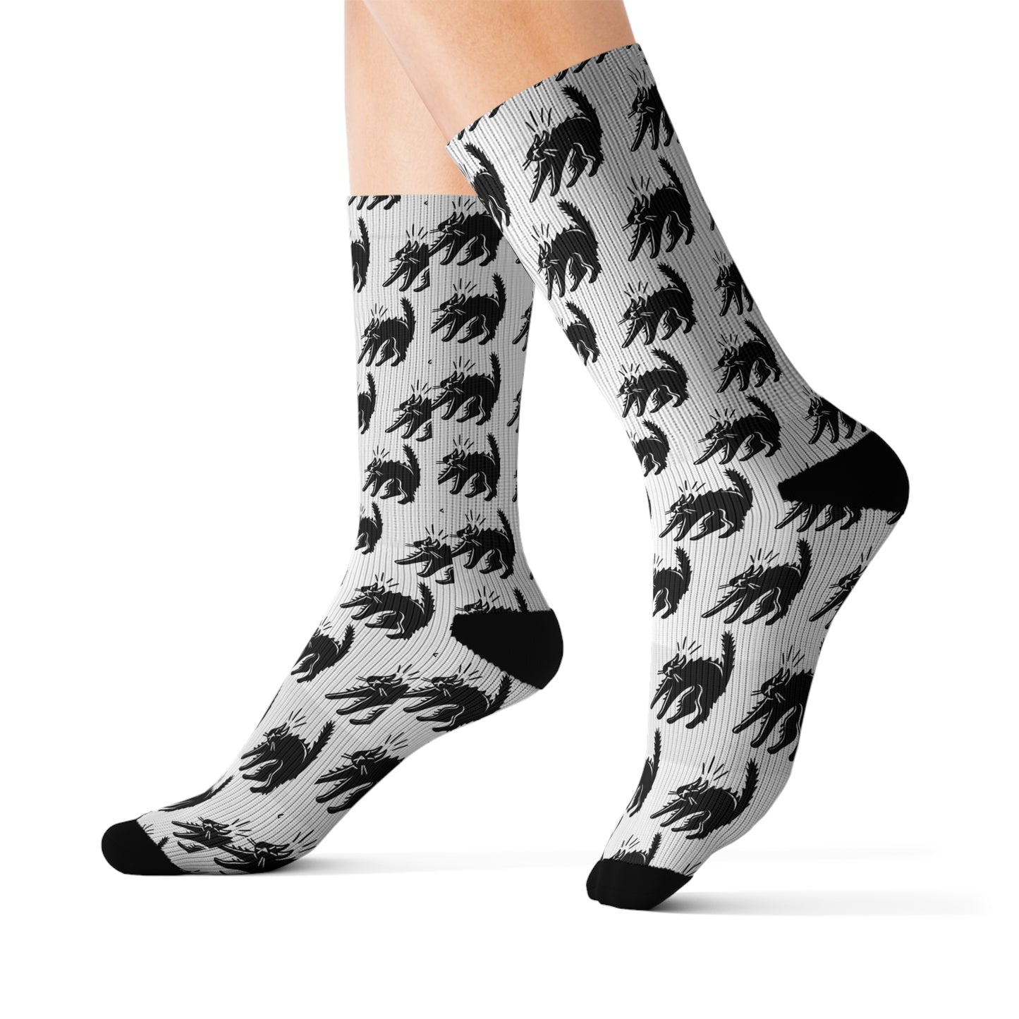 Working Cats- Sula’s Spooky Steps Socks