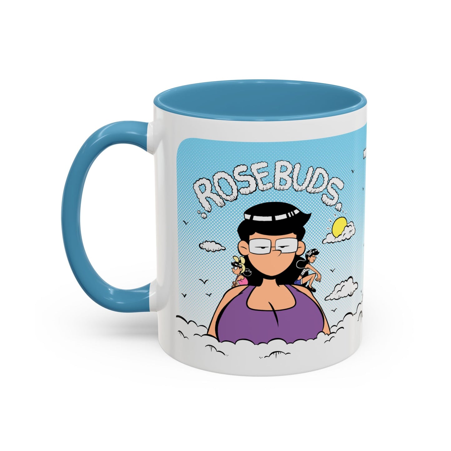 Rosebuds: Rosa in the Clouds Accent Mug