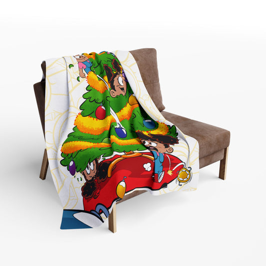 Beware of Toddler "The Great Tree Takeover" Blanket