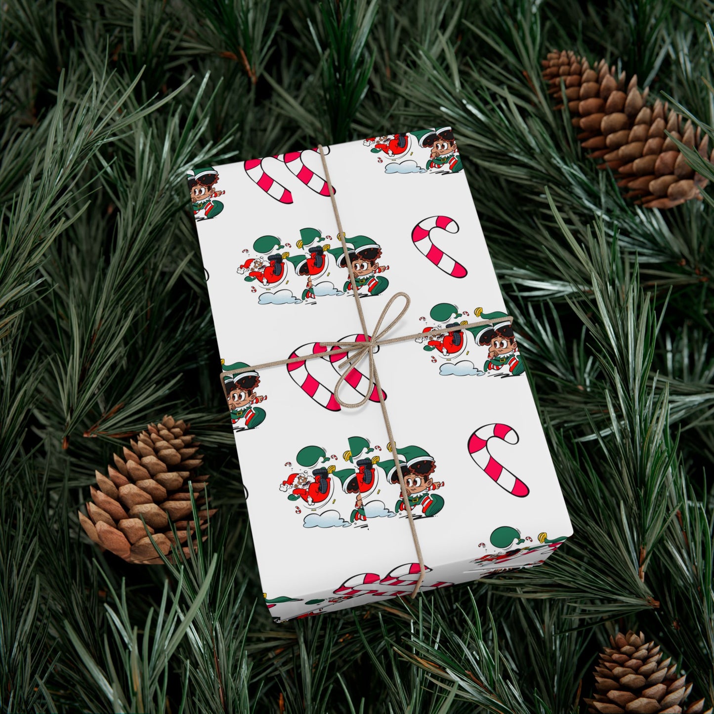 Beware of Toddler- Santa's Little Wrapper Wrapping Paper