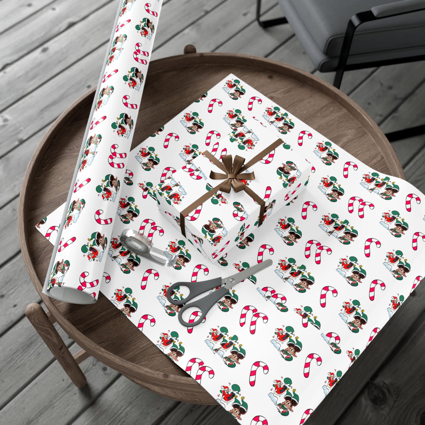 Beware of Toddler- Santa's Little Wrapper Wrapping Paper